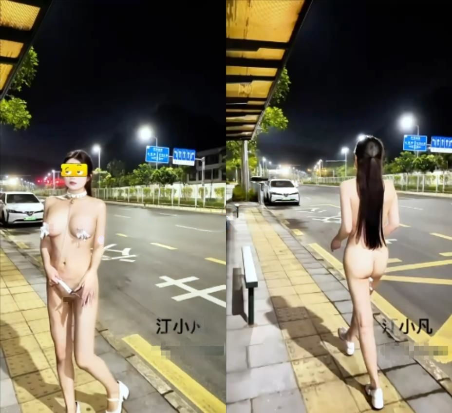 超爱露出的巨乳极品【江小凡】极限人前露出付费福利